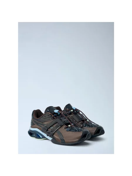 Sneakersy Asics brązowe