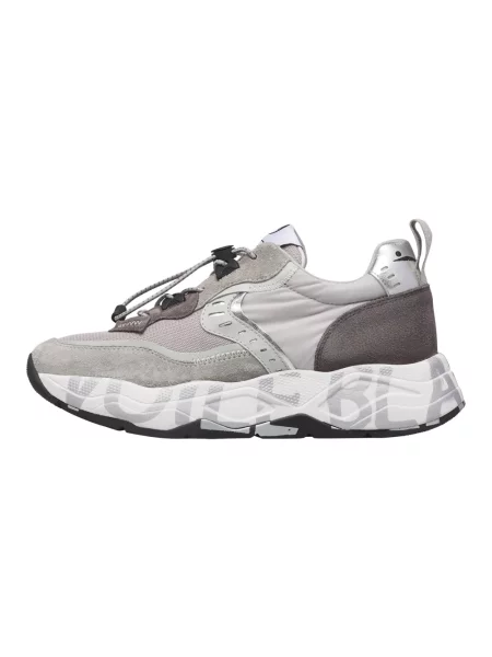 Sneakersy Voile Blanche skórzane szare