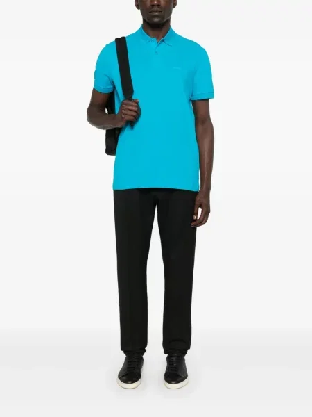 Polo Boss cu dungi albastru