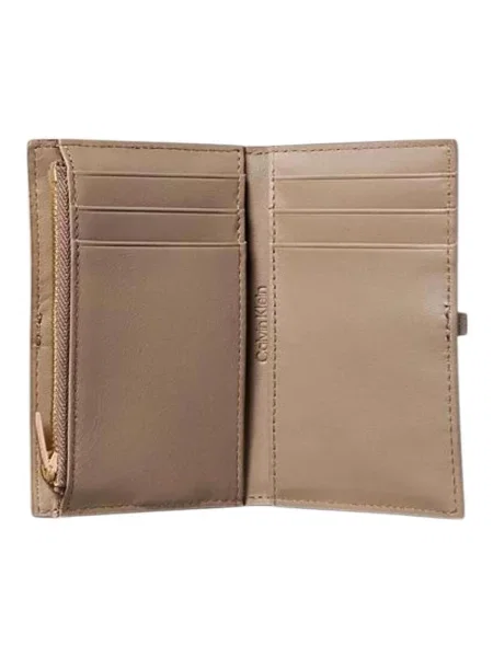 Pántos pénztárca Calvin Klein bézs