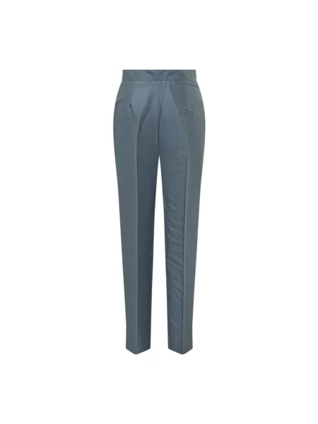 Spodnie Max Mara Studio niebieskie