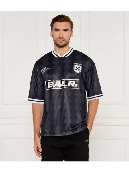 BALR. Tricou The Club Box Fit Jersey gri