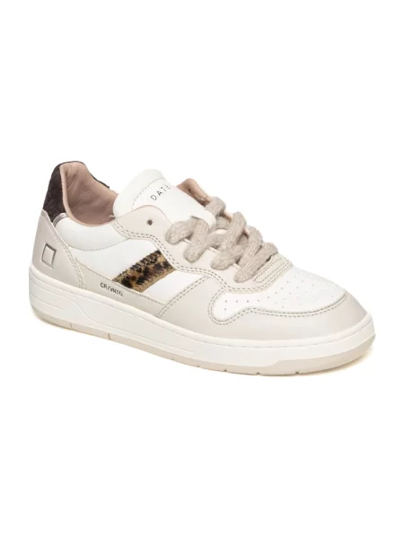 Sneakersy D.a.t.e. skórzane białe