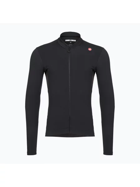 Férfi kerékpáros pulóver Castelli Espresso Thermal light black. Méret: M fekete