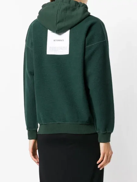 Hanorac cu glugă Vetements verde