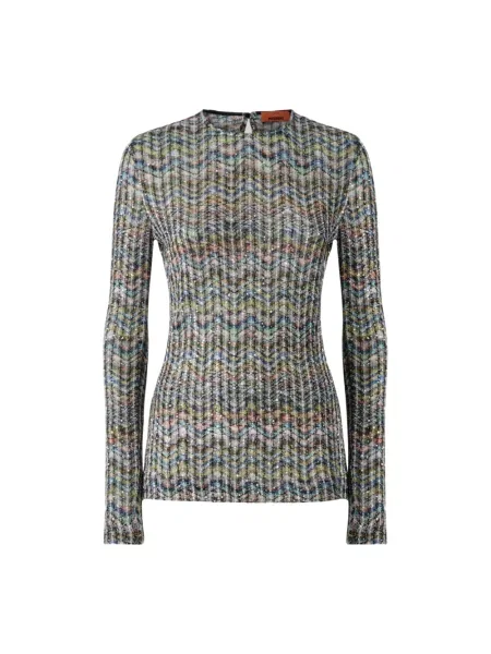 Sweter Missoni z cekinami z długim rękawem