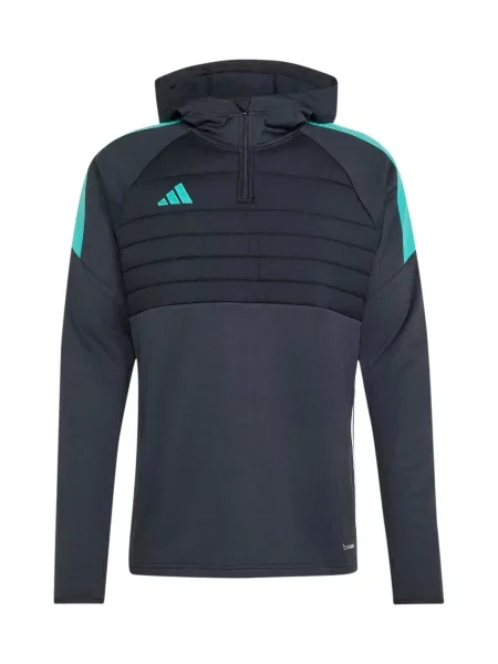 ADIDAS PERFORMANCE Hanorac sport TIRO albastru aqua / gri închis alb