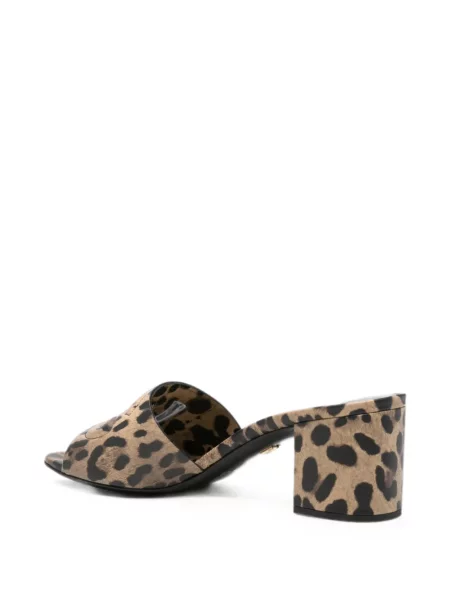 Sandale Dolce & Gabbana cu imagine cu model leopard