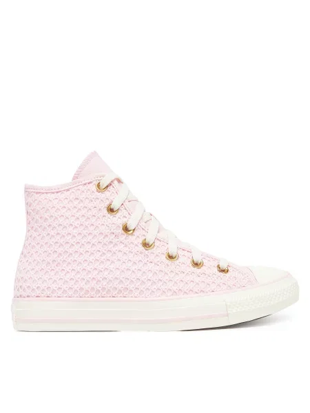 Sportbačiai Converse Chuck Taylor All Star Knit Hi rožinė