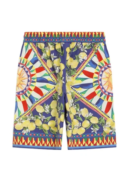 Dětské bermudy Dolce & Gabbana modré