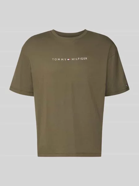 T-shirt o kroju regular fit z czystej bawełny Tommy Hilfiger