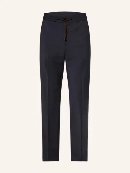 Maurizio Baldassari Spodnie W Stylu Joggingowym Regular Fit blau granatowe