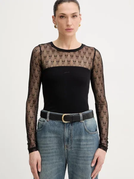 Pinko longsleeve czarny