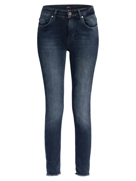 Only Jeansy Skinny blau niebieskie