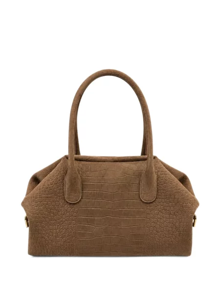 Geantă shopper Themoirè maro