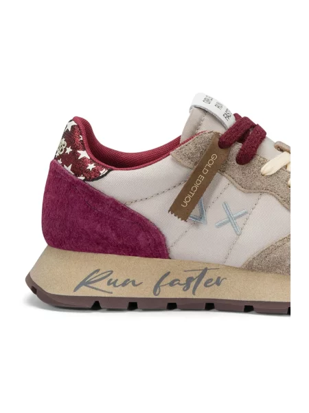 Sneakersy Sun68 casual beżowe