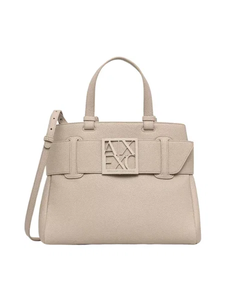 Torebka crossbody Armani Exchange beżowa
