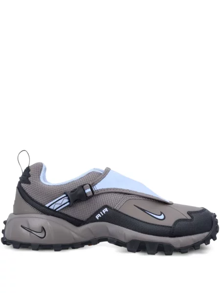 Мрежести slip-on маратонки Nike Air Max с принт сиво