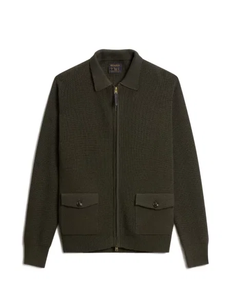 Cardigan Woolrich tricotate verde