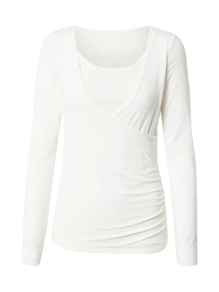 CURARE Yogawear Tricou funcțional Flow' alb