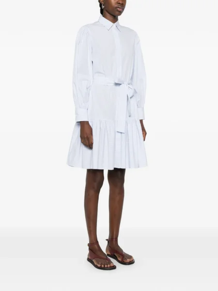 Rochie mini Gant cu dungi de costum mini alb