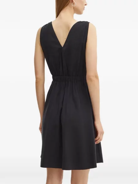 Cu centură rochie mini Morgan plic negru