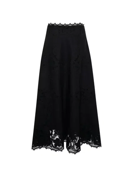 Fustă Ulla Johnson din dantelă negru