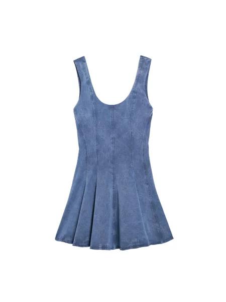 Desigual Rochie denim albastru