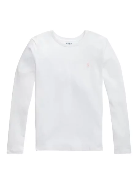 Koszulka polo dziecięca Polo Ralph Lauren biała