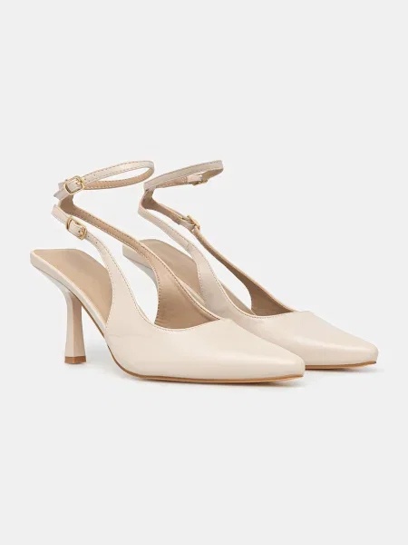 Обувки с тънък Answear.LAB бежово