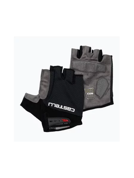 Велосипедні рукавички Castelli Entrata V світло-чорні чорні