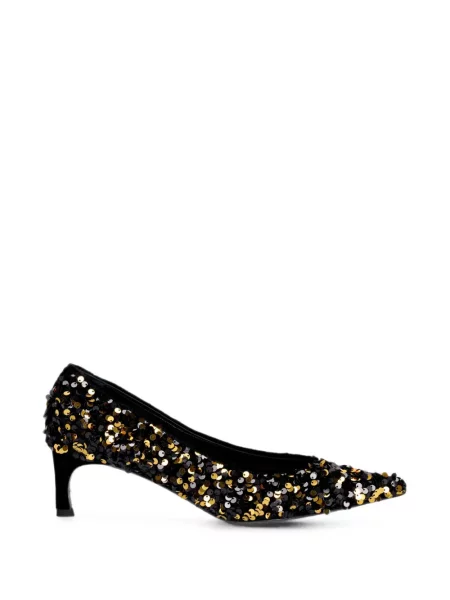 Pantofi cu toc Rotate Birger Christensen cu paiete negru