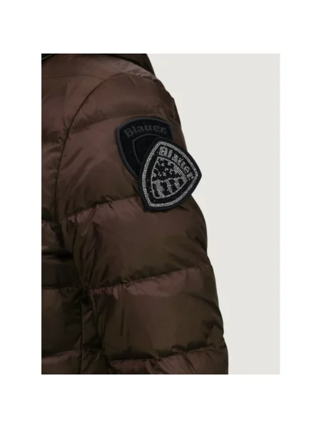 Kurtka puchowa Blauer brązowa