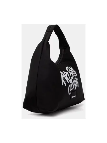 Torebka hobo Karl Lagerfeld Jeans czarna