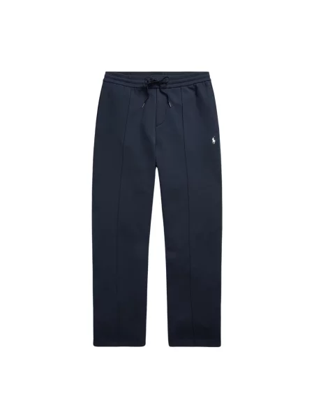 Dzianinowe spodnie dresowe Polo Ralph Lauren niebieskie