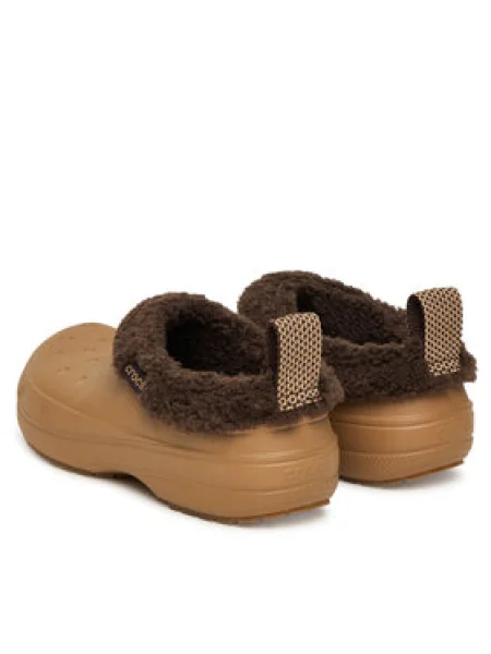 Crocs Papucs Classic Lined Shorty barna