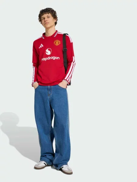 Поло Adidas красное