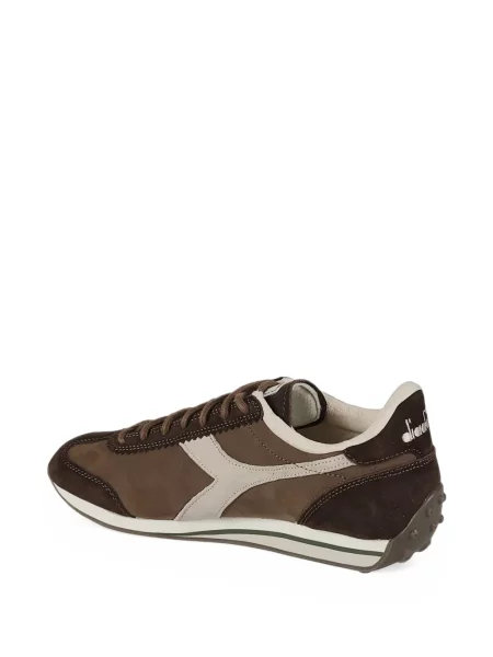 Sneakerși Diadora cu broderie maro
