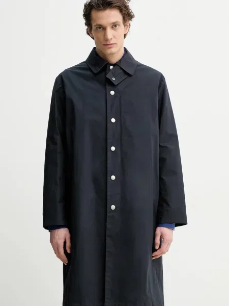 A.P.C. palton de mac arthur bărbați bleumarin de tranzitie