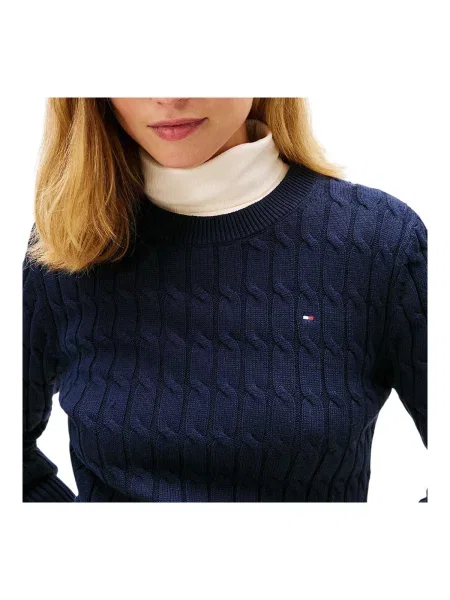 Pulover Tommy Hilfiger albastru