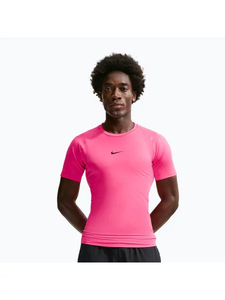 Tricou de antrenament bărbați Nike Pro hyper pink/black negru