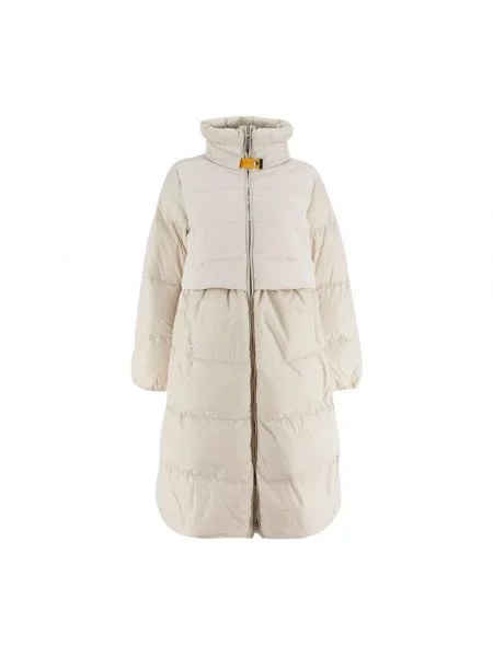 Długa kurtka puchowa Parajumpers beżowa