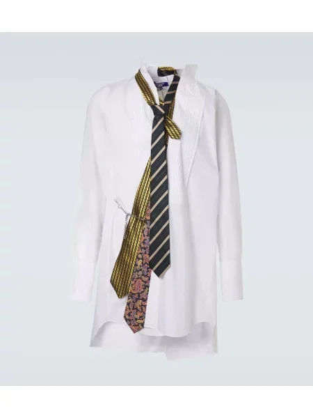 Cămașă Junya Watanabe de mătase alb