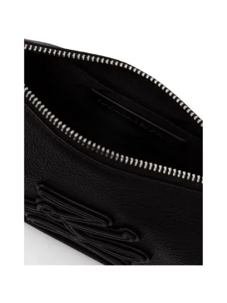 Geanta crossbody Karl Lagerfeld cu autograf negru