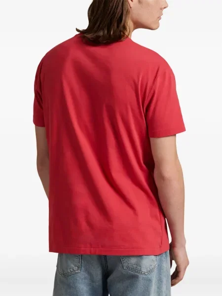 Μικρός κασκέτο Polo Ralph Lauren με χαμηλή μέση υφαίνω διαγωνίως πράσινο