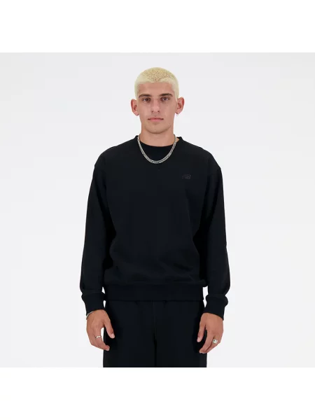 Bluza New Balance Athletics French Terry Crew Black XL czarna
