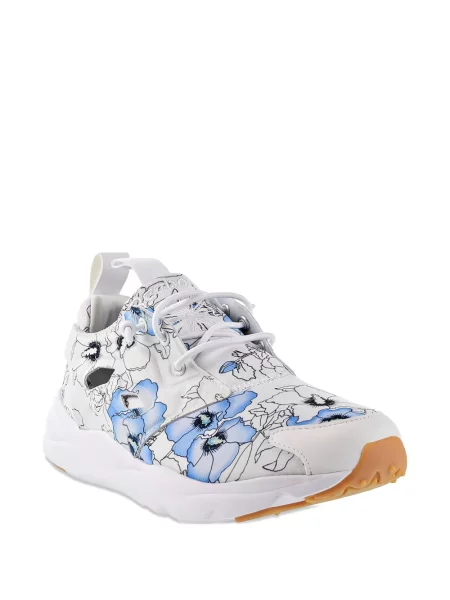 Sneakerși Reebok cu model floral alb