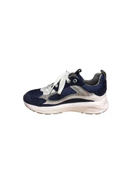 Sneakersy Xsensible skórzane niebieskie