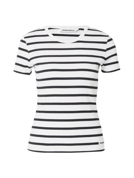 ARMEDANGELS Tričko černá bílá