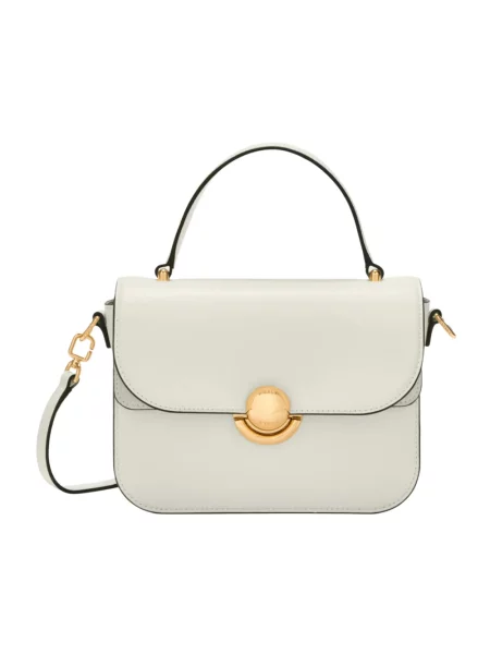 Mała mały torebka skórzana Furla skórzana beżowa